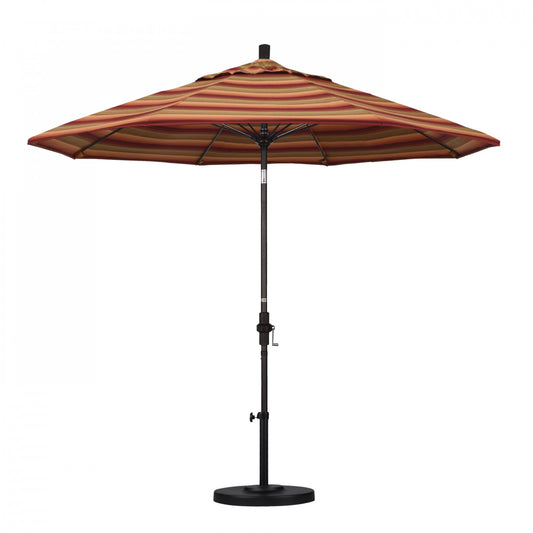 California Umbrella - 9' - Patio Umbrella Umbrella - Aluminum Pole - Astoria Sunset - Sunbrella - GSCUF908117-56095