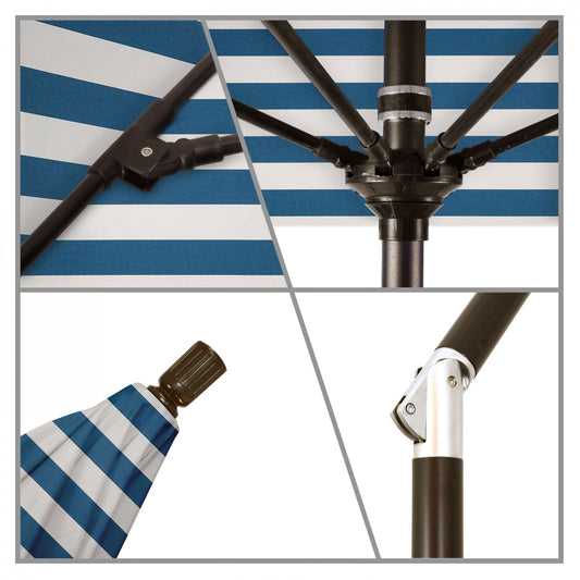 California Umbrella - 9' - Patio Umbrella Umbrella - Aluminum Pole - Cabana Regatta - Sunbrella - GSCUF908117-58029