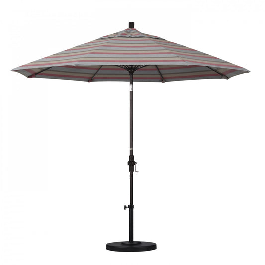 California Umbrella - 9' - Patio Umbrella Umbrella - Aluminum Pole - Gateway Blush - Sunbrella - GSCUF908117-58038