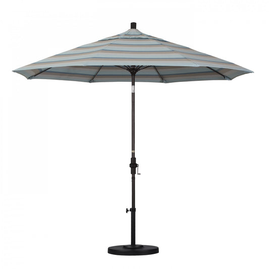 California Umbrella - 9' - Patio Umbrella Umbrella - Aluminum Pole - Gateway Mist - Sunbrella - GSCUF908117-58039