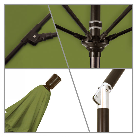 California Umbrella - 9' - Patio Umbrella Umbrella - Aluminum Pole - Kiwi - Olefin - GSCUF908117-F55