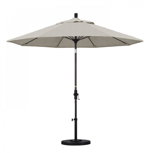 California Umbrella - 9' - Patio Umbrella Umbrella - Aluminum Pole - Woven Granite - Olefin - GSCUF908117-F77