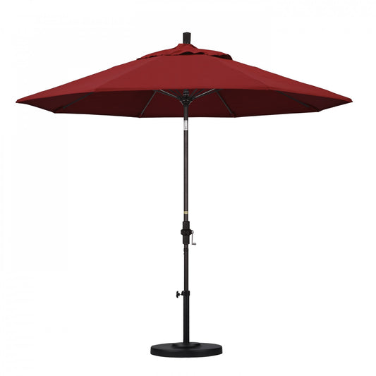California Umbrella - 9' - Patio Umbrella Umbrella - Aluminum Pole - Red - Pacifica - GSCUF908117-SA03