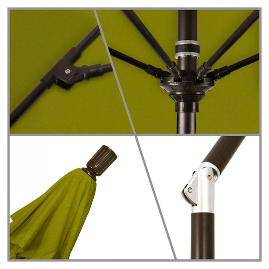 California Umbrella - 9' - Patio Umbrella Umbrella - Aluminum Pole - Ginkgo - Pacifica - GSCUF908117-SA11