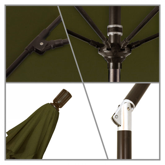 California Umbrella - 9' - Patio Umbrella Umbrella - Aluminum Pole - Palm - Pacifica - GSCUF908117-SA21