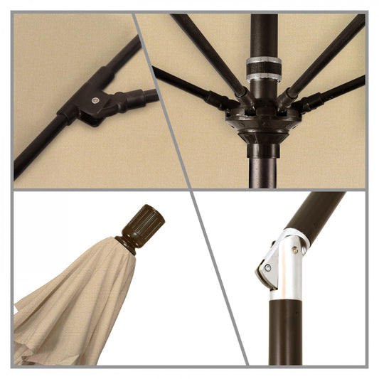 California Umbrella - 9' - Patio Umbrella Umbrella - Aluminum Pole - Beige - Pacifica - GSCUF908117-SA22