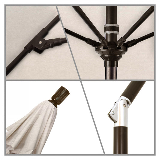 California Umbrella - 9' - Patio Umbrella Umbrella - Aluminum Pole - Canvas - Pacifica - GSCUF908117-SA53