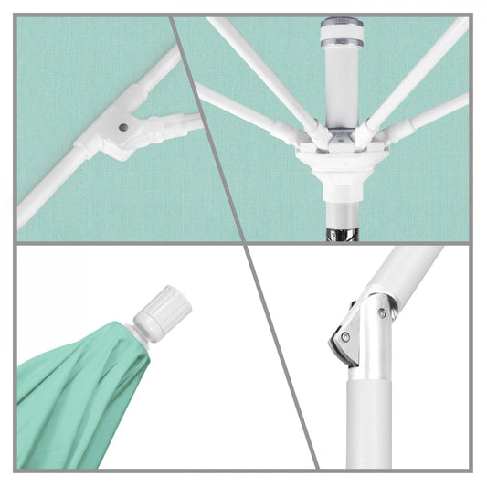 California Umbrella - 9' - Patio Umbrella Umbrella - Aluminum Pole - Spectrum Mist - Sunbrella - GSCUF908170-48020