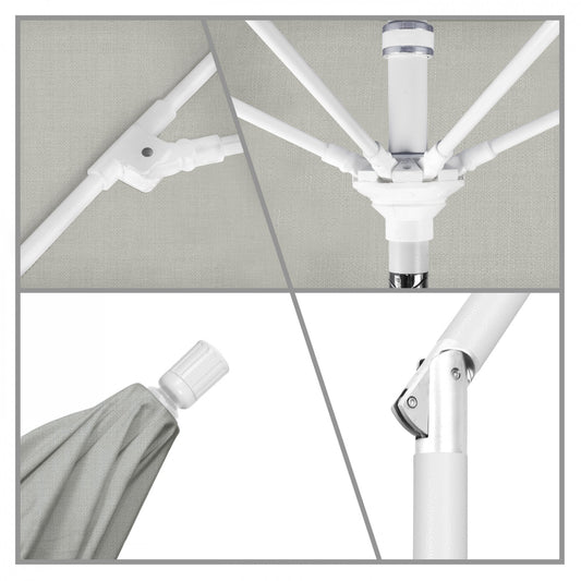 California Umbrella - 9' - Patio Umbrella Umbrella - Aluminum Pole - Granite - Sunbrella - GSCUF908170-5402