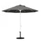 California Umbrella - 9' - Patio Umbrella Umbrella - Aluminum Pole - Charcoal - Sunbrella - GSCUF908170-54048