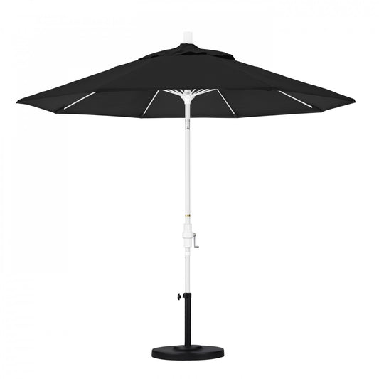 California Umbrella - 9' - Patio Umbrella Umbrella - Aluminum Pole - Black - Sunbrella - GSCUF908170-5408