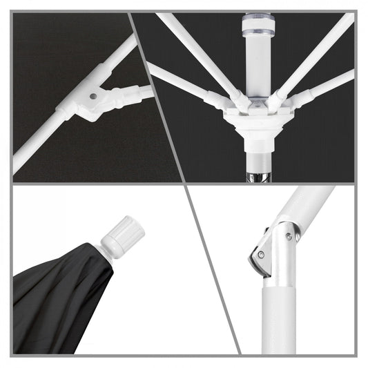California Umbrella - 9' - Patio Umbrella Umbrella - Aluminum Pole - Black - Sunbrella - GSCUF908170-5408