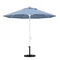 California Umbrella - 9' - Patio Umbrella Umbrella - Aluminum Pole - Air Blue - Sunbrella - GSCUF908170-5410
