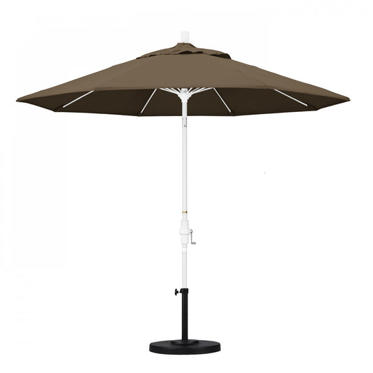 California Umbrella - 9' - Patio Umbrella Umbrella - Aluminum Pole - Cocoa - Sunbrella - GSCUF908170-5425