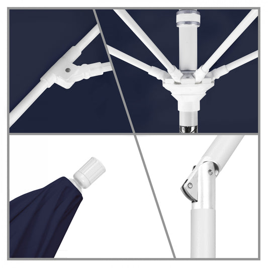 California Umbrella - 9' - Patio Umbrella Umbrella - Aluminum Pole - Navy - Sunbrella - GSCUF908170-5439