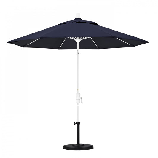 California Umbrella - 9' - Patio Umbrella Umbrella - Aluminum Pole - Navy - Sunbrella - GSCUF908170-5439