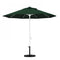 California Umbrella - 9' - Patio Umbrella Umbrella - Aluminum Pole - Forest Green - Sunbrella - GSCUF908170-5446