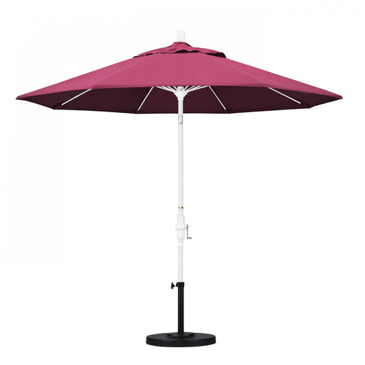 California Umbrella - 9' - Patio Umbrella Umbrella - Aluminum Pole - Hot Pink - Sunbrella - GSCUF908170-5462