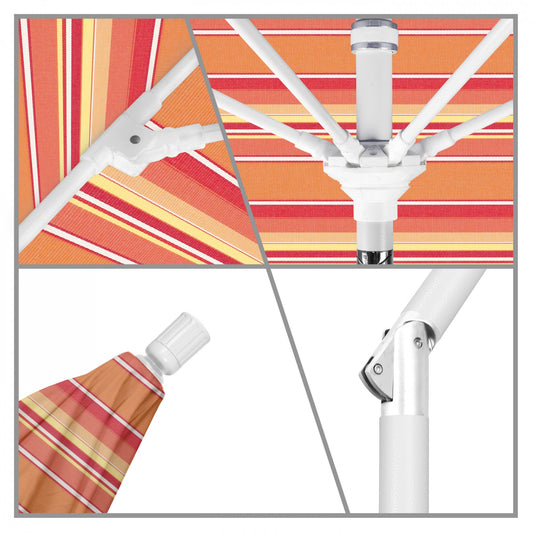 California Umbrella - 9' - Patio Umbrella Umbrella - Aluminum Pole - Dolce Mango - Sunbrella - GSCUF908170-56000