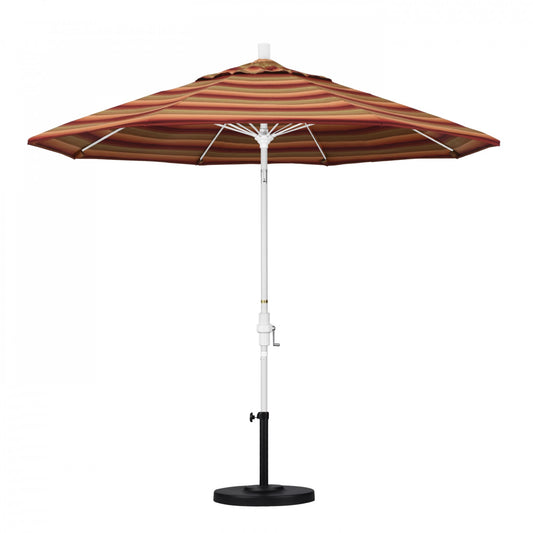 California Umbrella - 9' - Patio Umbrella Umbrella - Aluminum Pole - Astoria Sunset - Sunbrella - GSCUF908170-56095