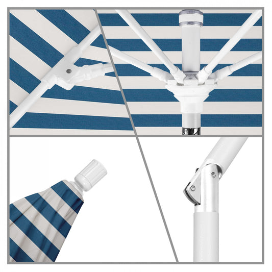 California Umbrella - 9' - Patio Umbrella Umbrella - Aluminum Pole - Cabana Regatta - Sunbrella - GSCUF908170-58029