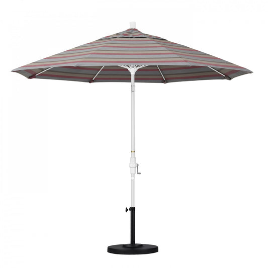 California Umbrella - 9' - Patio Umbrella Umbrella - Aluminum Pole - Gateway Blush - Sunbrella - GSCUF908170-58038