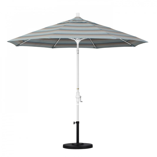 California Umbrella - 9' - Patio Umbrella Umbrella - Aluminum Pole - Gateway Mist - Sunbrella - GSCUF908170-58039