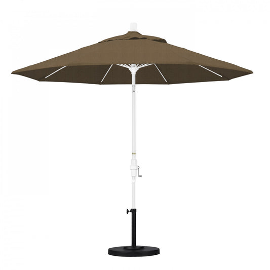 California Umbrella - 9' - Patio Umbrella Umbrella - Aluminum Pole - Linen Sesame - Sunbrella - GSCUF908170-8318
