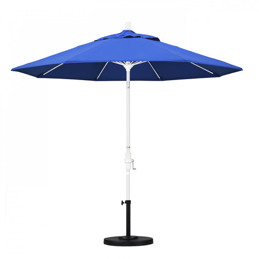 California Umbrella - 9' - Patio Umbrella Umbrella - Aluminum Pole - Royal Blue - Olefin - GSCUF908170-F03