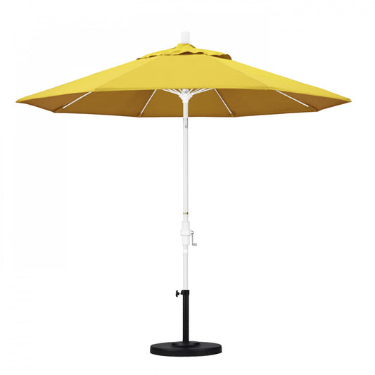 California Umbrella - 9' - Patio Umbrella Umbrella - Aluminum Pole - Lemon - Olefin - GSCUF908170-F25
