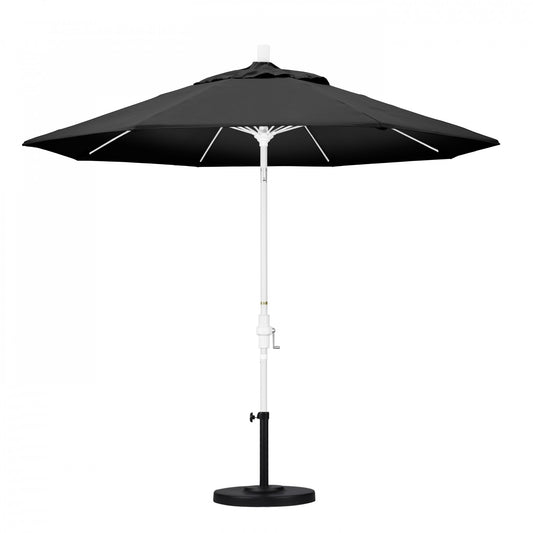 California Umbrella - 9' - Patio Umbrella Umbrella - Aluminum Pole - Black - Olefin - GSCUF908170-F32