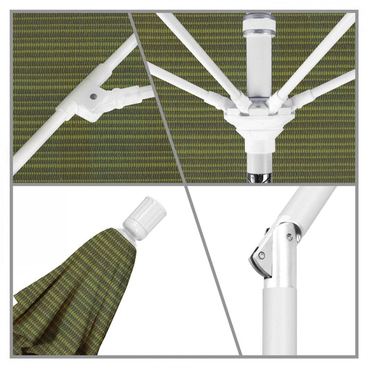California Umbrella - 9' - Patio Umbrella Umbrella - Aluminum Pole - Terrace Fern - Olefin - GSCUF908170-FD11