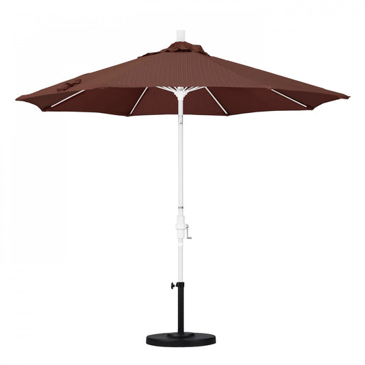 California Umbrella - 9' - Patio Umbrella Umbrella - Aluminum Pole - Terrace Adobe - Olefin - GSCUF908170-FD12