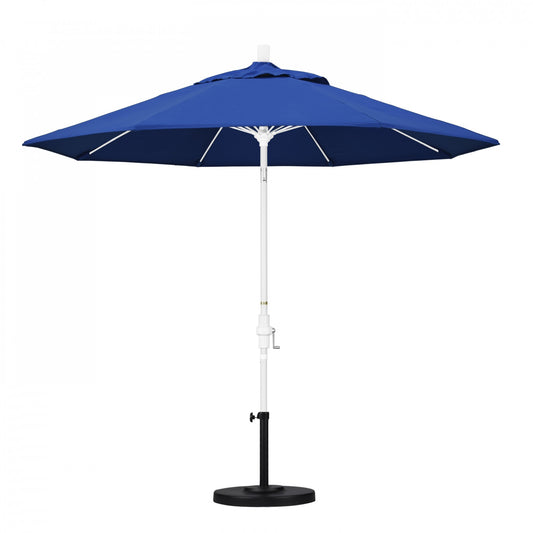 California Umbrella - 9' - Patio Umbrella Umbrella - Aluminum Pole - Pacific Blue - Pacifica - GSCUF908170-SA01