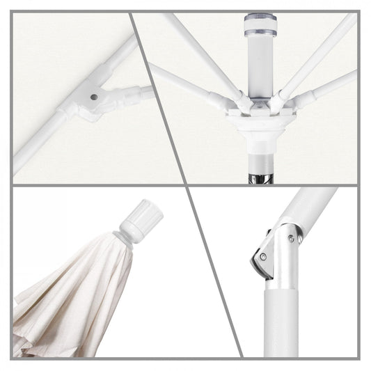 California Umbrella - 9' - Patio Umbrella Umbrella - Aluminum Pole - Natural - Pacifica - GSCUF908170-SA04