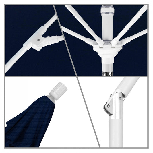 California Umbrella - 9' - Patio Umbrella Umbrella - Aluminum Pole - Navy - Pacifica - GSCUF908170-SA39