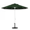 California Umbrella - 9' - Patio Umbrella Umbrella - Aluminum Pole - Hunter Green - Pacifica - GSCUF908170-SA46