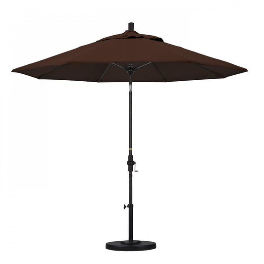 California Umbrella - 9' - Patio Umbrella Umbrella - Aluminum Pole - Bay Brown - Sunbrella - GSCUF908705-5432