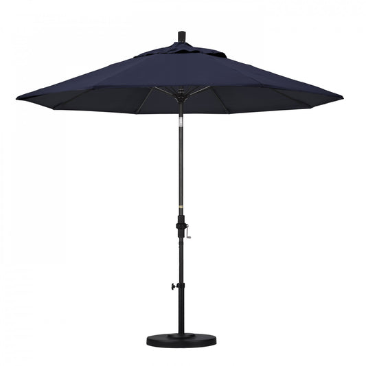 California Umbrella - 9' - Patio Umbrella Umbrella - Aluminum Pole - Navy - Sunbrella - GSCUF908705-5439