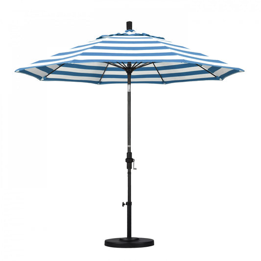 California Umbrella - 9' - Patio Umbrella Umbrella - Aluminum Pole - Cabana Regatta - Sunbrella - GSCUF908705-58029