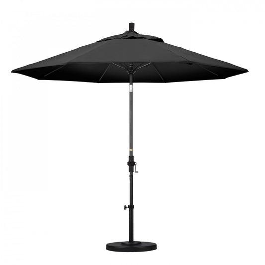 California Umbrella - 9' - Patio Umbrella Umbrella - Aluminum Pole - Black - Olefin - GSCUF908705-F32