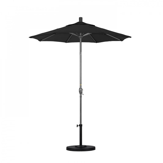 California Umbrella - 6' - Patio Umbrella Umbrella - Aluminum Pole - Black - Sunbrella - GSPT608010-5408