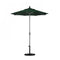 California Umbrella - 6' - Patio Umbrella Umbrella - Aluminum Pole - Forest Green - Sunbrella - GSPT608010-5446