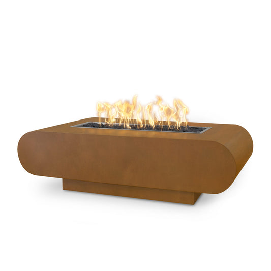 The Outdoor Plus - 48" La Jolla Rectangle Metal Fire Pit - OPT-LAJCPR48