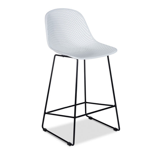 CO9 Design - Madi Counter Stool in Grey, Lagoon, Navy and White | Set of 2