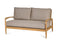CO9 Design - Monica Loveseat Sunbrella Cushion Set in Cast Ash | [CUSMN55ASH}