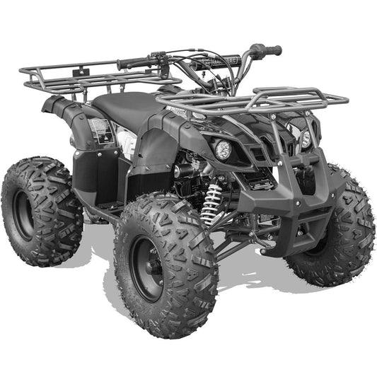 MotoTec Bull 125cc 4-Stroke Kids Gas ATV Black | MT-ATV-Bull-125cc_Black
