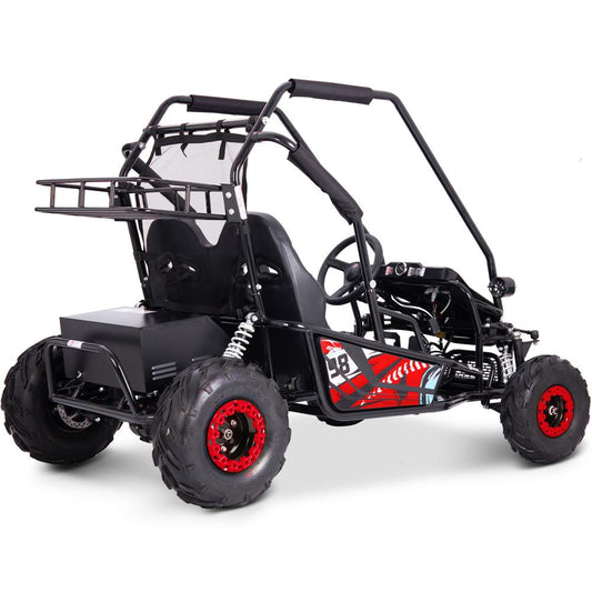 MotoTec Mud XL 60v 2000w Electric Go Kart Full Suspension Red | MT-Mud-XL-60v-2000w_Red