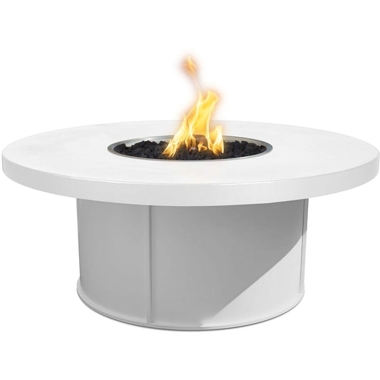 The Outdoor Plus - 60" Marble Fire Table - Power Coated - OPT-MABPC60