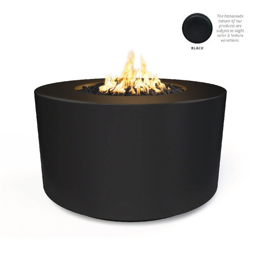 The Outdoor Plus - Florence 32 Inch Concrete Match Lit Fire Pit - OPT-FL3218